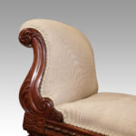 William IV mahogany window seat - Image 6