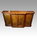 William IV rosewood breakfront side cabinet