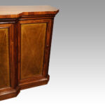 William IV rosewood breakfront side cabinet - Image 7