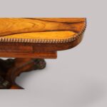 William IV rosewood card table - Image 9