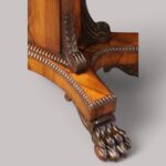 William IV rosewood card table - Image 6