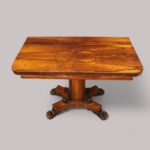 William IV rosewood card table - Image 2