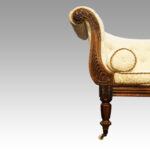 William IV rosewood chaise lounge - Image 3