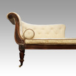 William IV rosewood chaise lounge - Image 2