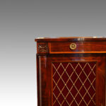 William IV rosewood side cabinet fitted one drawer - Image 3