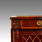William IV rosewood side cabinet fitted one drawer - Image 4