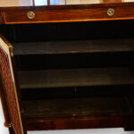 William IV rosewood side cabinet fitted one drawer - Image 5