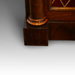 William IV rosewood side cabinet fitted one drawer - Image 7