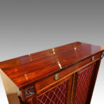William IV rosewood side cabinet fitted one drawer - Image 10