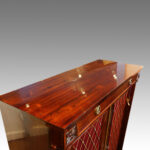 William IV rosewood side cabinet fitted one drawer - Image 9