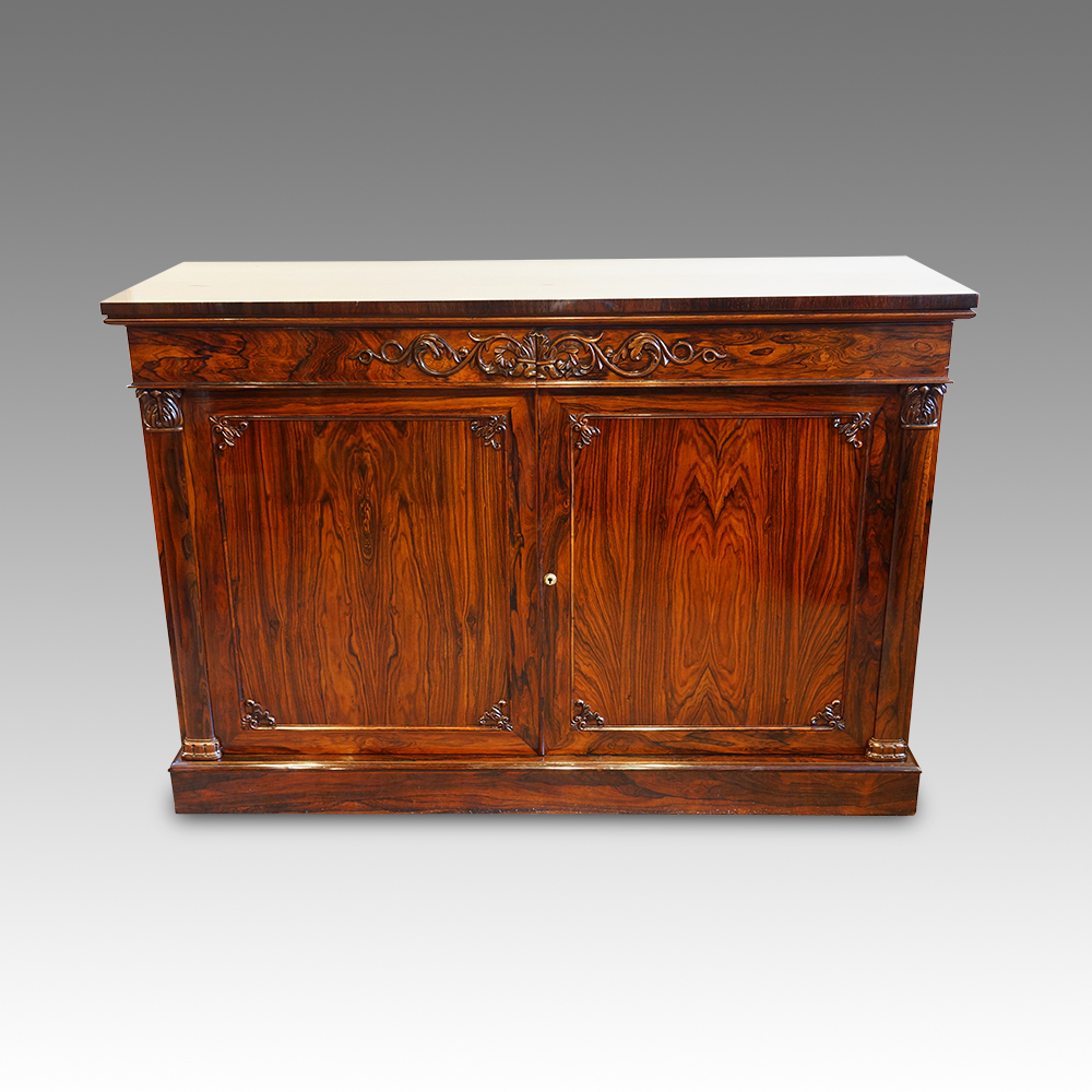 William-IV-rosewood-sidecabinet-1.jpg William IV rosewood side cabinet - Image 1
