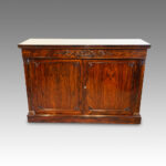 William IV rosewood side cabinet - Image 2