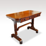 William IV rosewood small library table