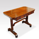 William IV rosewood small library table - Image 2