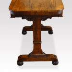 William IV rosewood small library table - Image 5