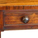 William IV rosewood small library table - Image 8