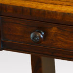 William IV rosewood small library table - Image 7