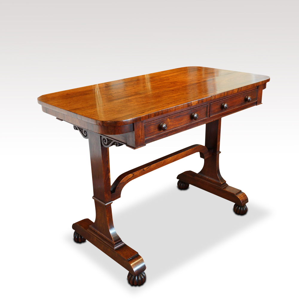 William-IV-rosewood-small-library-table.jpg William IV rosewood small library table - Image 1