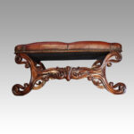 William IV rosewood window seat - Image 8