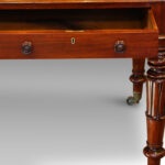 William IV mahogany writing table - Image 6