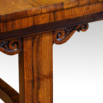 William IV rosewood library table - Image 12