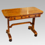 William IV rosewood library table - Image 9