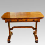 William IV rosewood library table - Image 5