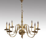 Dutch Brass chandelier