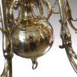 Dutch Brass chandelier - Image 5