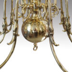 Dutch Brass chandelier - Image 4