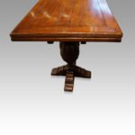 oak refectory draw leaf table - Image 6