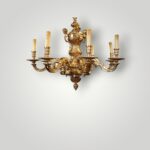 19th‑Century Bronze Mazarin 8‑Light Chandelier – Antique French Lighting - Image 5