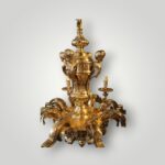 19th‑Century Bronze Mazarin 8‑Light Chandelier – Antique French Lighting - Image 9