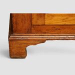 George III Fruitwood Dresser Base Sideboard with Cupboard Interior & Brass Swan Neck Handles, Circa 1760–1820 - Image 10