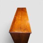 George III Fruitwood Dresser Base Sideboard with Cupboard Interior & Brass Swan Neck Handles, Circa 1760–1820 - Image 2
