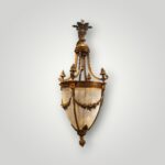 Antique gilt bronze hall lantern