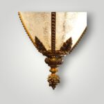 Antique gilt bronze hall lantern - Image 5