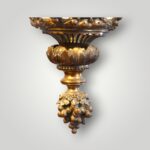 Antique gilt bronze hall lantern - Image 4