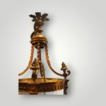 Antique gilt bronze hall lantern - Image 2