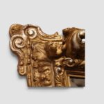 Antique Gilt & Silver-Gilt Trapezoidal Mirror – 130cm - Image 2