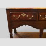 Antique oak pot board dresser base c.1780 - Image 9