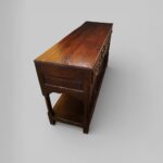 Antique oak pot board dresser base c.1780 - Image 3