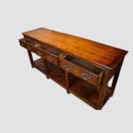 19th Century Oak Dresser Base with Pot Board and Three Drawers - Image 7