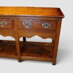19th Century Oak Dresser Base with Pot Board and Three Drawers - Image 6