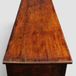 Antique Oak Pot Board Dresser Base – Georgian Style Sideboard with 6 Drawers & Pot Board Shelf, 159cm Wide - Image 3