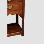 Antique Oak Pot Board Dresser Base – Georgian Style Sideboard with 6 Drawers & Pot Board Shelf, 159cm Wide - Image 2