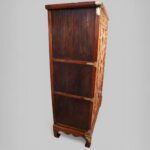 Antique Korean Burr Elm Cabinet with Brass Hardware – 19th Century Storage Chest - Image 3