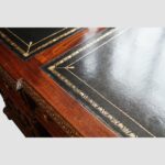 Chippendale Style Partners Desk with Carved Detail - Image 12