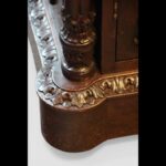 Chippendale Style Partners Desk with Carved Detail - Image 15