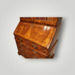 George I Walnut Bureau Bookcase in Three Sections – Glazed Top, Fitted Interior & Candle Slides (c.1715–1725) - Image 16
